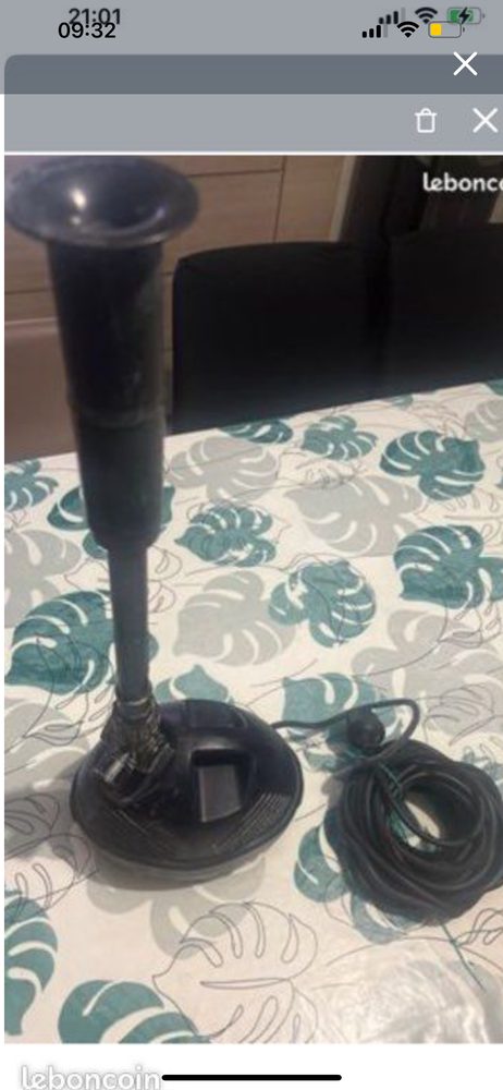 Syst�me de pompe � bassin 20 Nimes (30)