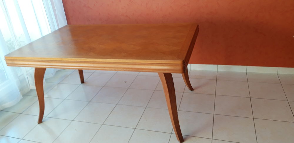 table ann�es 50 en ch�ne massif couleur miel 95 Dijon (21)
