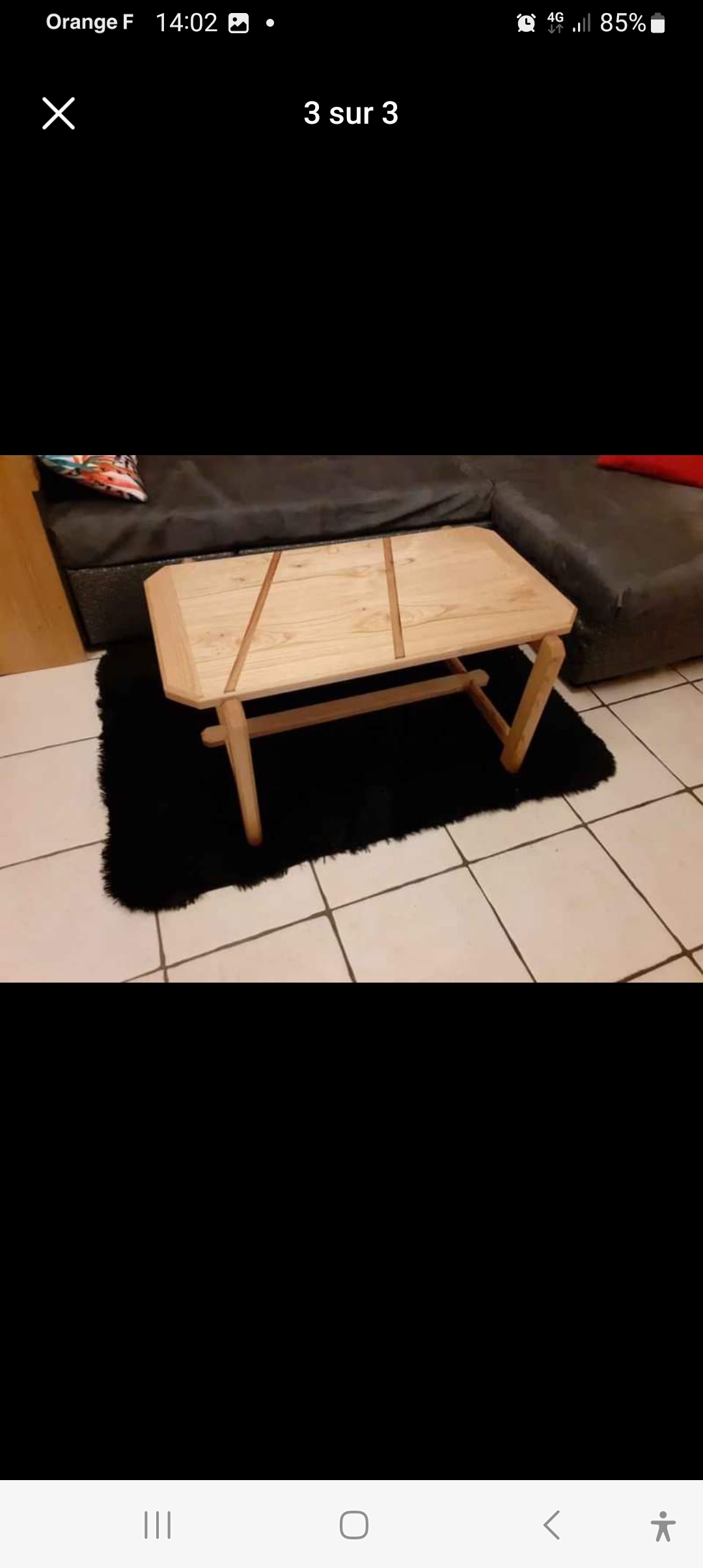 Table base salon 160 Passy (74)