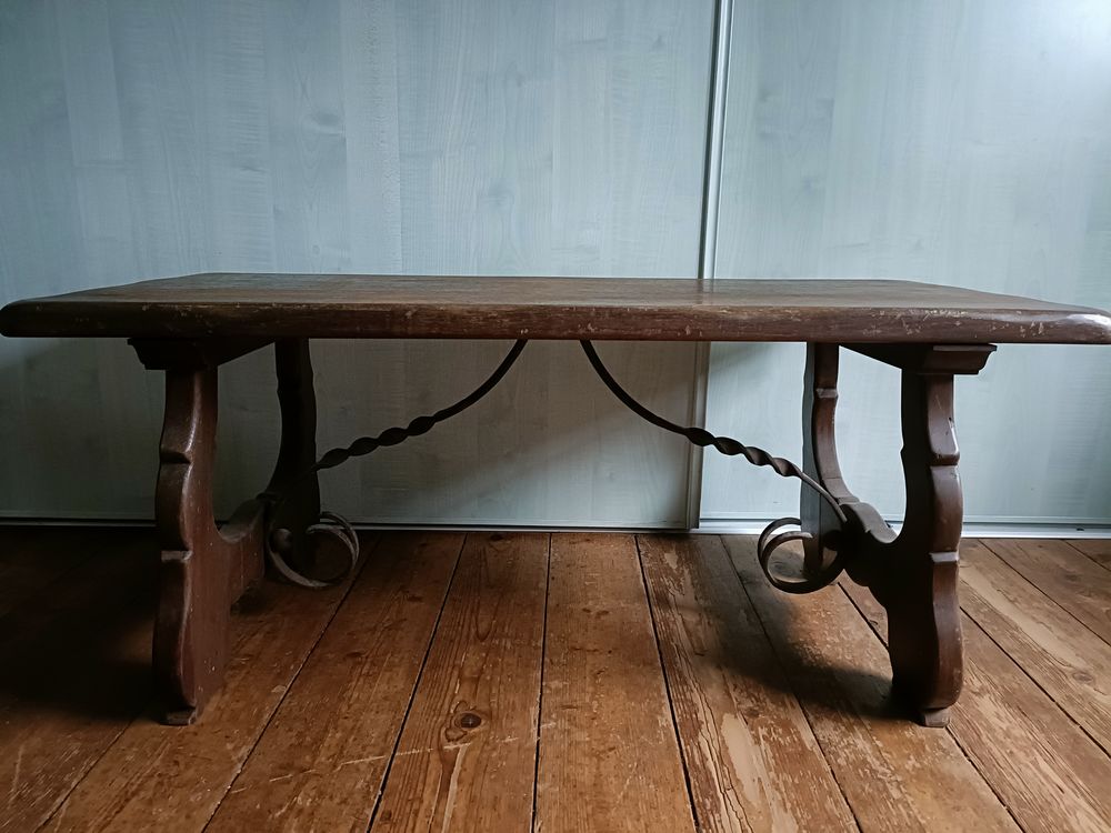 Table Basse Ancienne en Ch�ne Massif 30 Nevers (58)