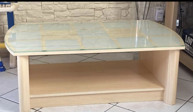 table basse avec verre au dessus 15 Montigny-en-Ostrevent (59)