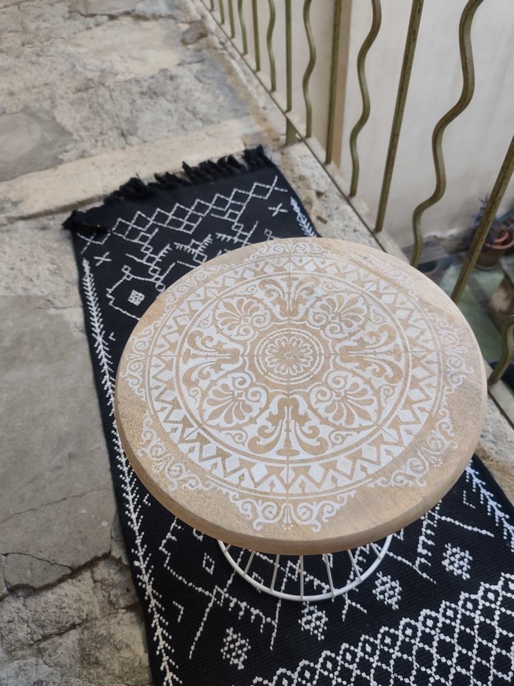 Table Basse avec Mandala Blanche 35 Montpellier (34)