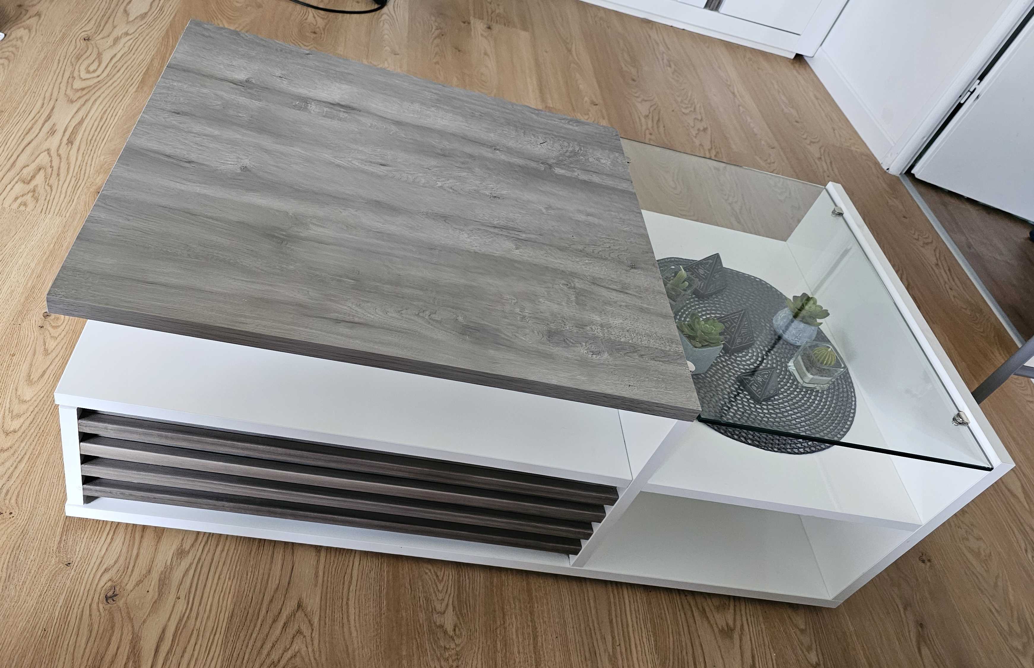 Table basse blanc laqu� 220 Mouroux (77)