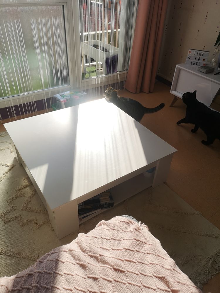 Table basse blanche 40 Canteleu (76)