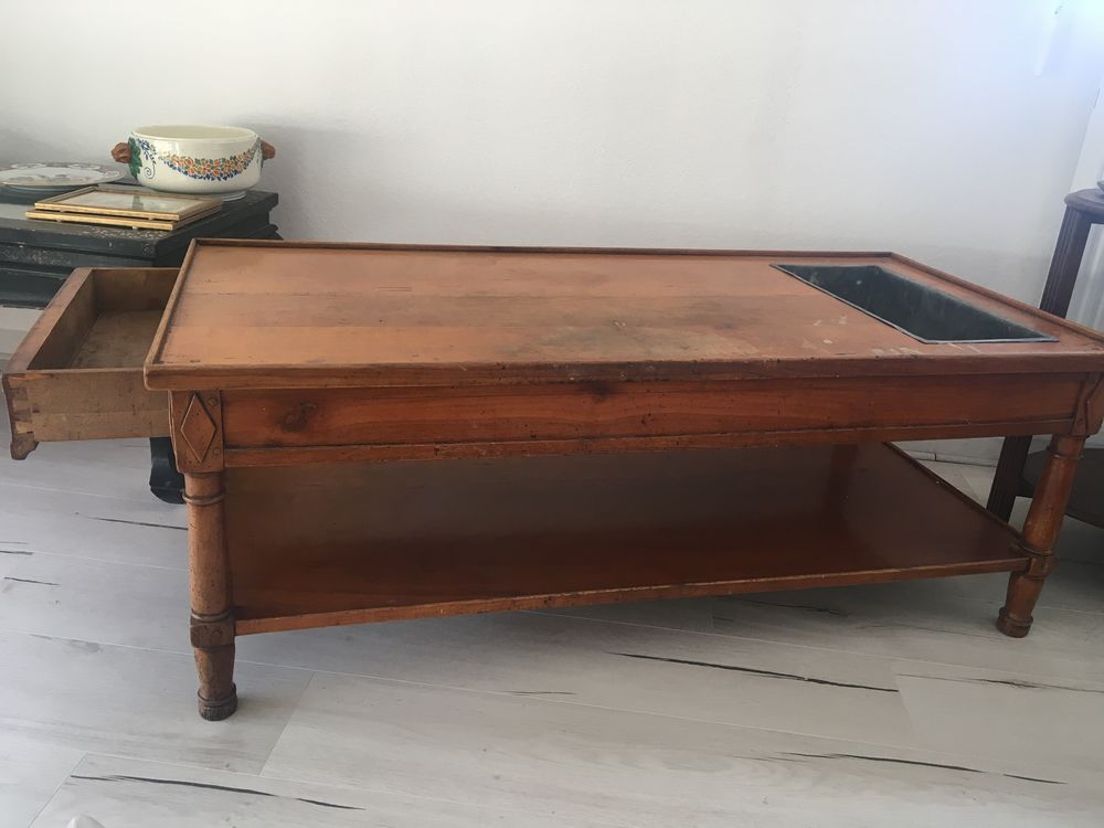 Table basse en bois massif 60 Ambilly (74)