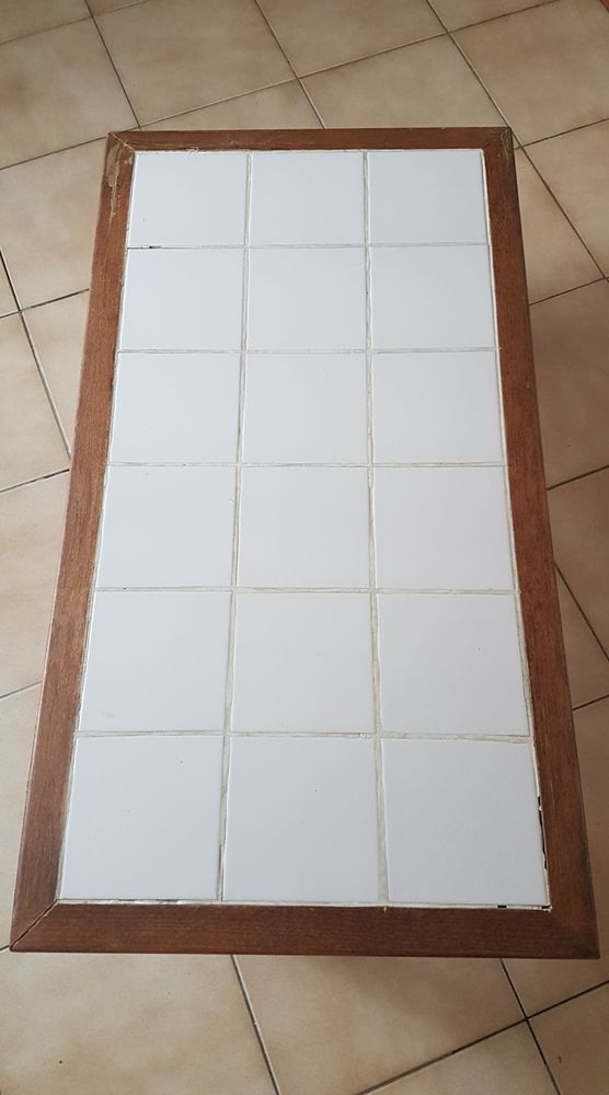 Table basse bois et porcelaine 10 Rosny-sous-Bois (93)