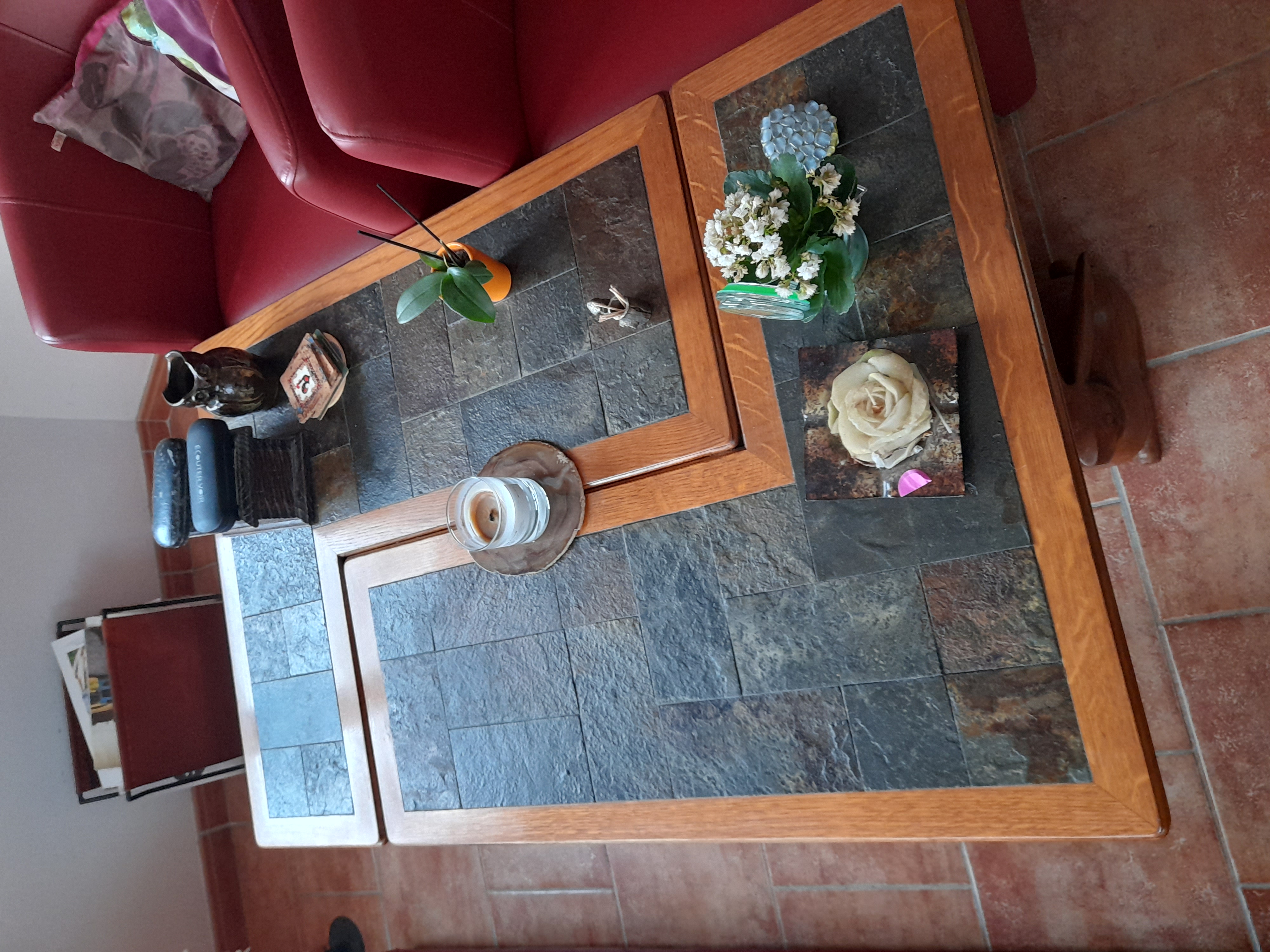 Table basse / bar en bois massif 150 Larmor-Plage (56)