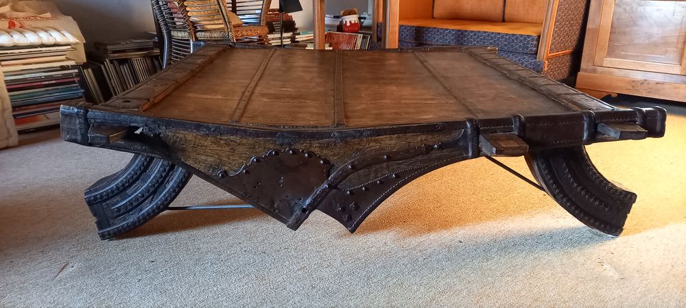 Table basse bois massif Roche Bobois 400 Saint-Martin-des-Tilleuls (85)