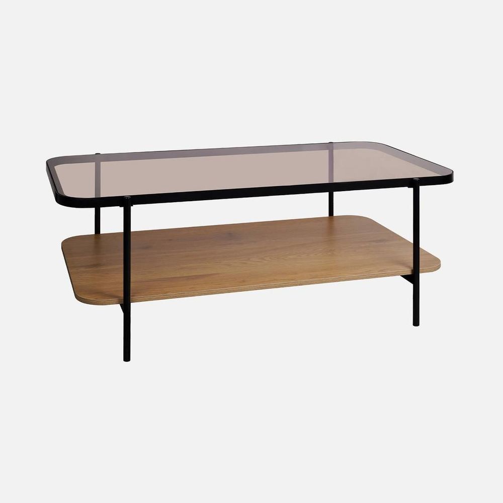 Table basse bois et verre 115 Paris 14 (75)