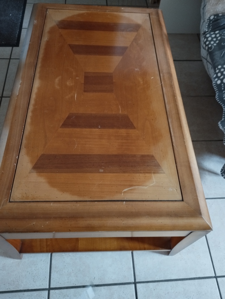Table basse en bois avec motif g�om�trique 10 Louviers (27)