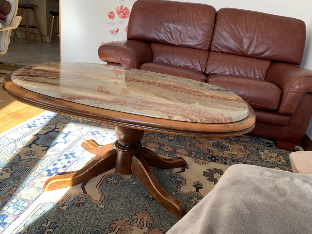 table basse en bois et en marbre 3 couleurs 85 Guebwiller (68)