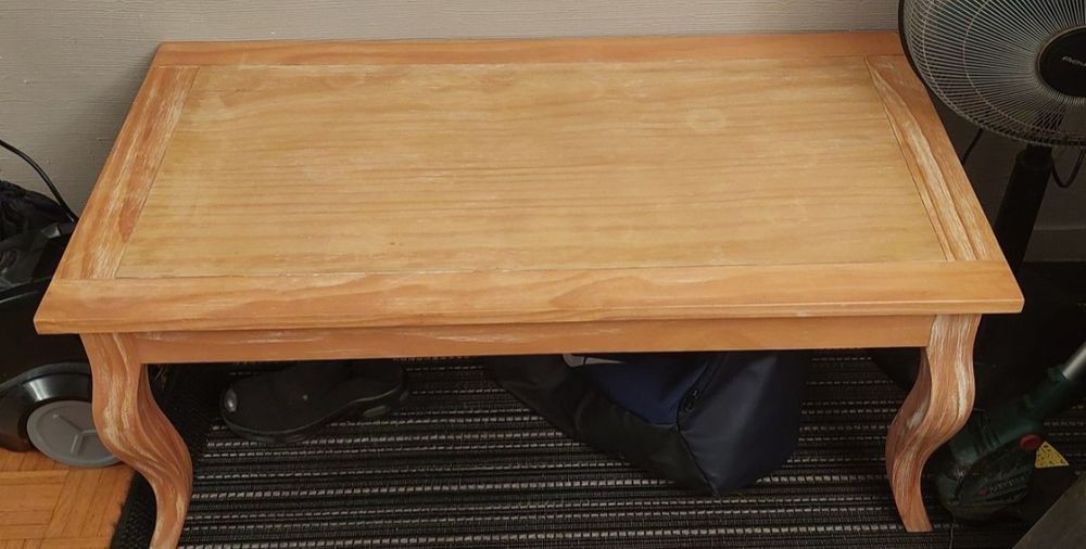 Table basse en bois massif, Conforama 65 Fosses (95)