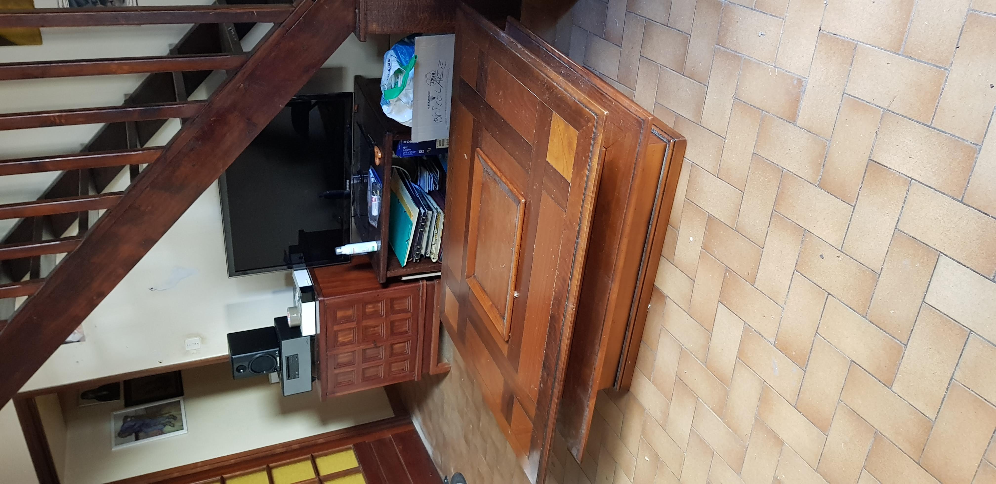 Table basse carr� en bois avec trappe 90 Valr�as (84)