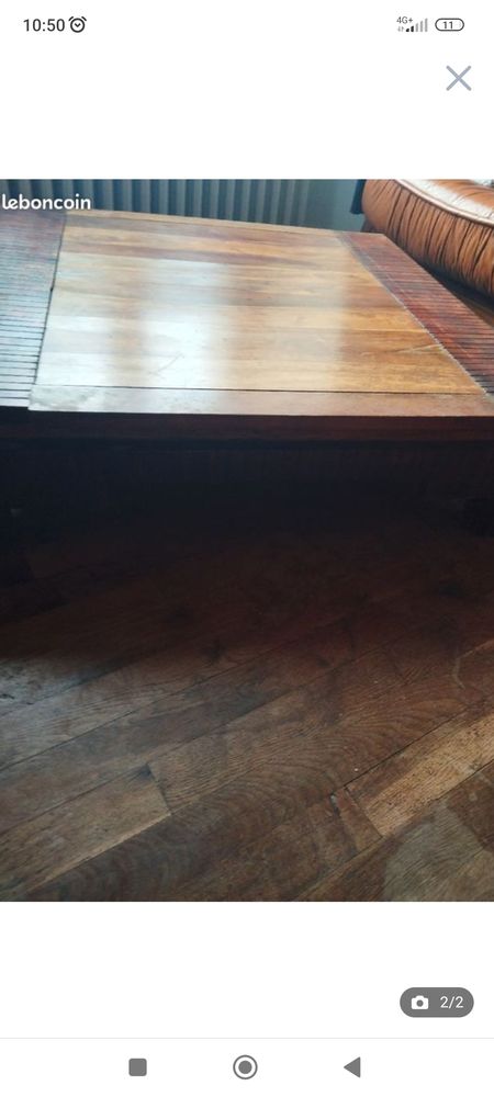 Table basse carr�e en bois massif exotique 85 Berhet (22)