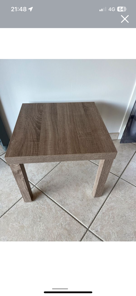 Table Basse Carr�e Ch�ne 10 Saint-Ju�ry (81)