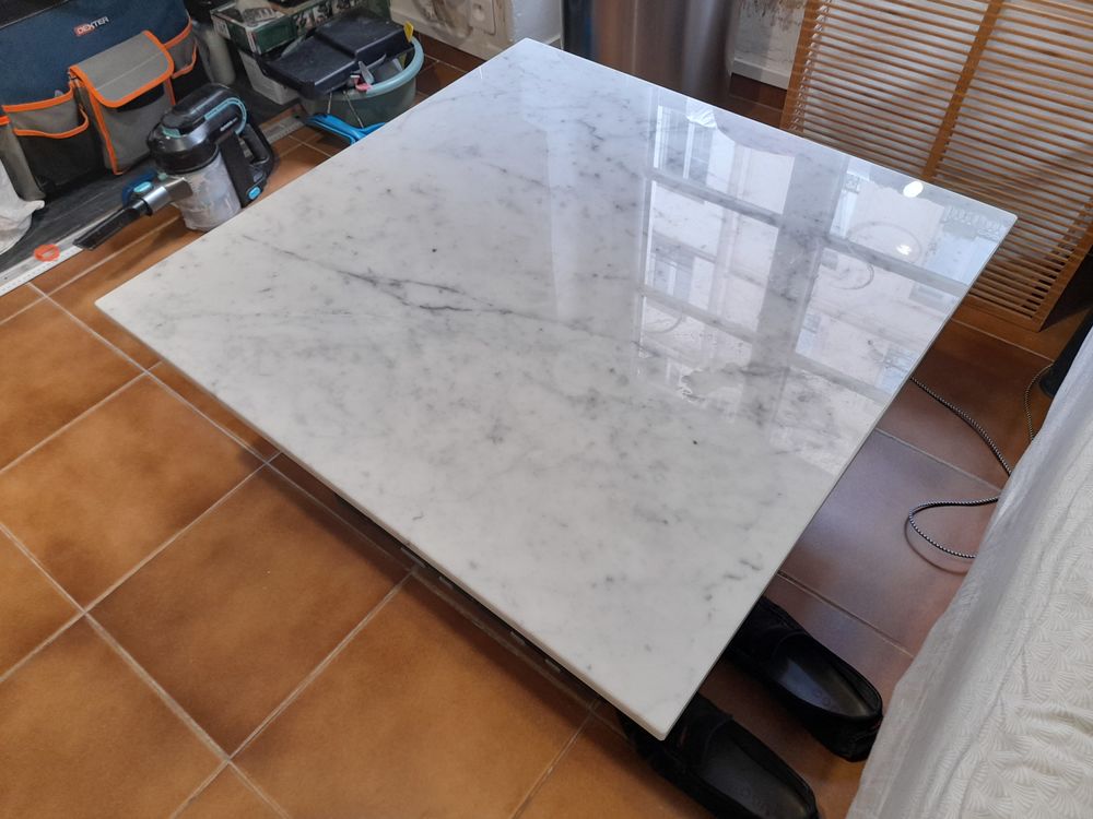 Table basse carr�e en marbre blanc 100 Paris 10 (75)