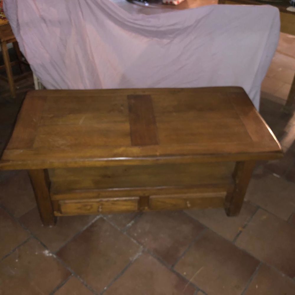TABLE BASSE CHENE MASSIF 0 Garanci�res (78)