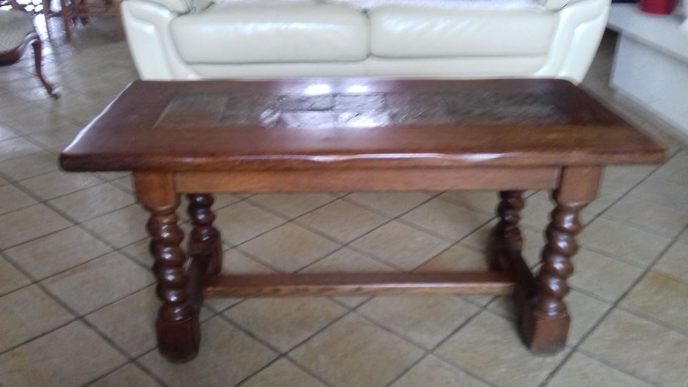table basse ch�ne Tr�s bon �tat. 50 Albert (80)