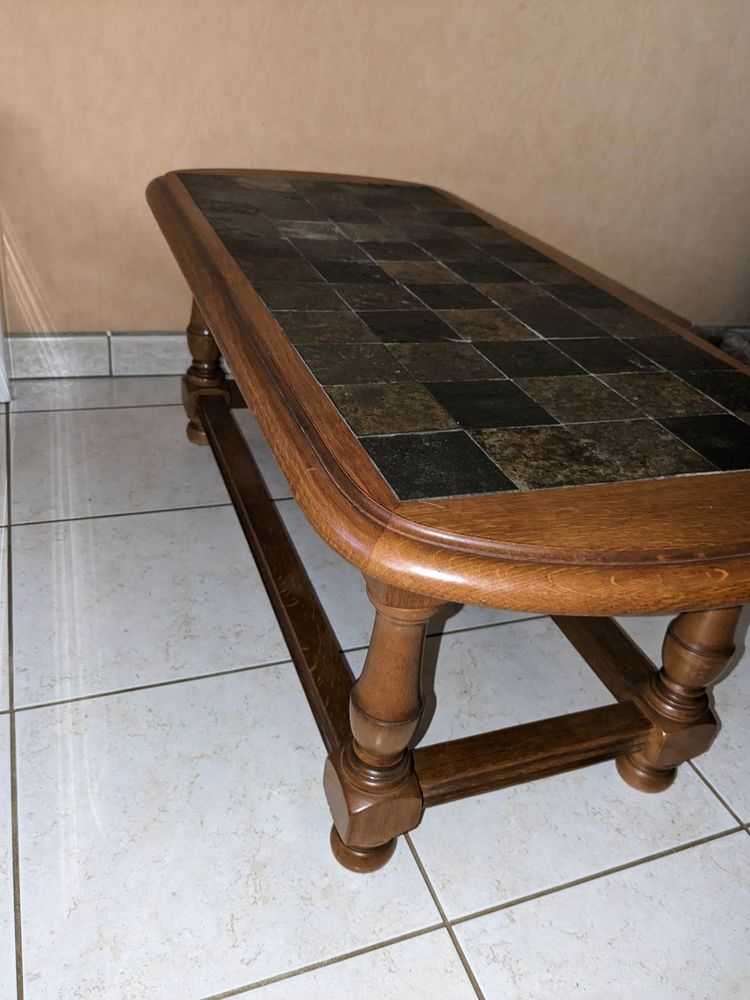 Table basse ch�ne massif 50 Saint-Barth�lemy-Lestra (42)