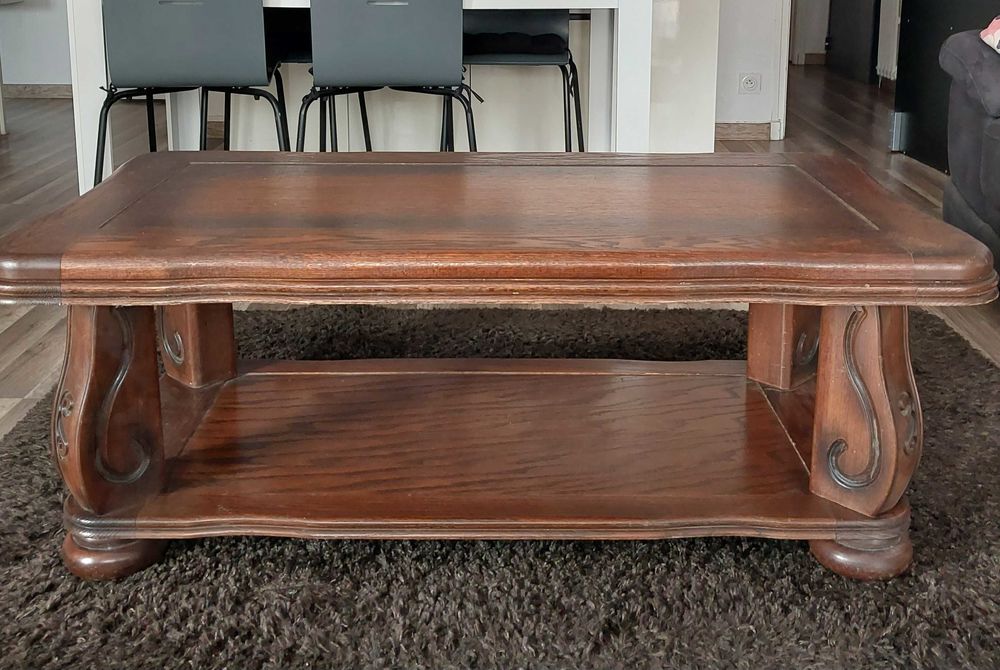 table basse ch�ne massif 85 S�te (34)