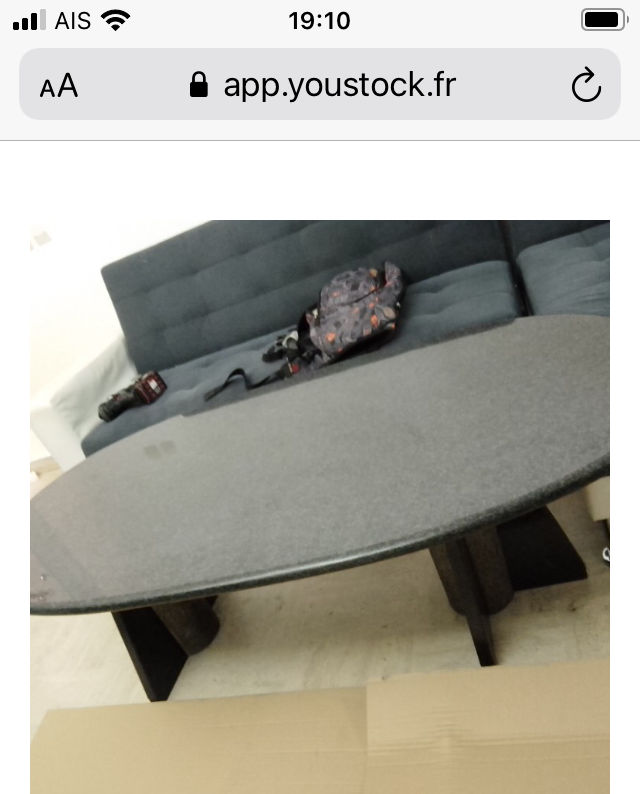 Table basse en granit noir 250 Carros (06)