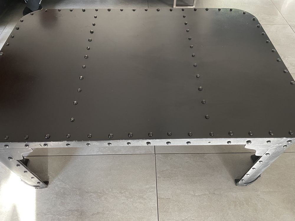 Table basse industrielle m�tal noir 300 Mon�teau (89)