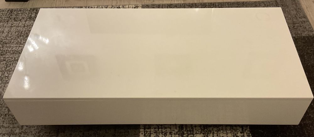 table basse laqu� blanche 100 Langoiran (33)