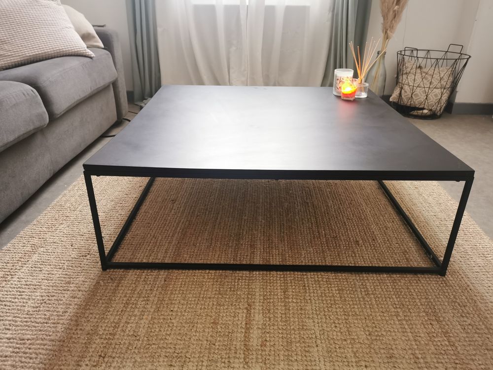 Table basse en m�tal noir 70 Bordeaux (33)