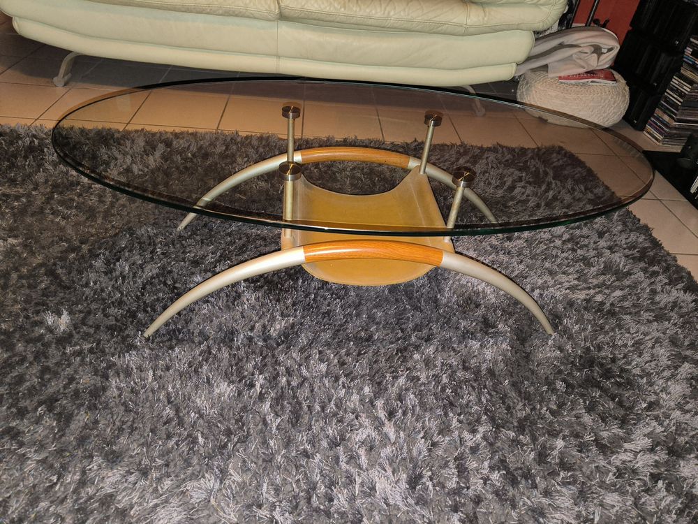 Table basse moderne en verre 80 Moliets-et-Maa (40)