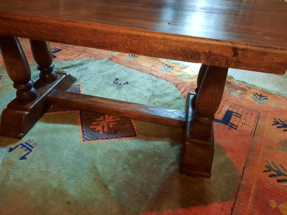 table basse monast�re chene 160 Caug� (27)