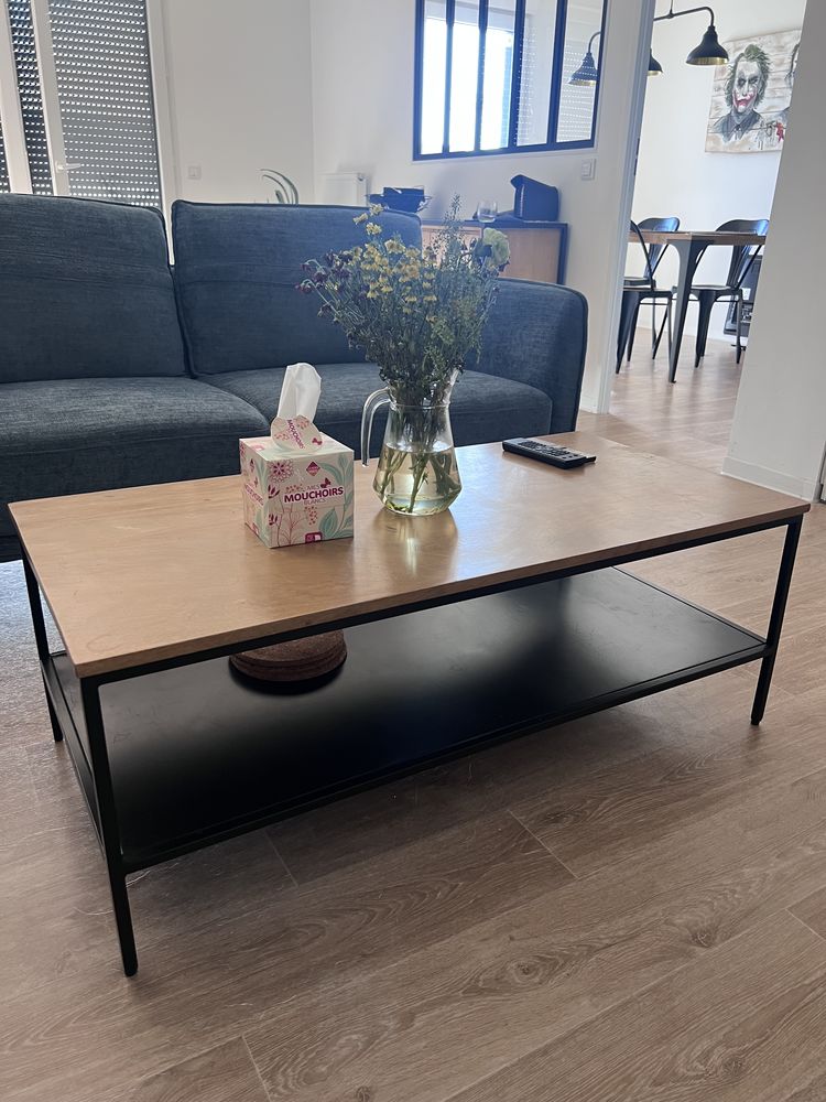 Table basse 2 plateaux MANGUIER MASSIF - ACACIA - METAL 200 Bordeaux (33)