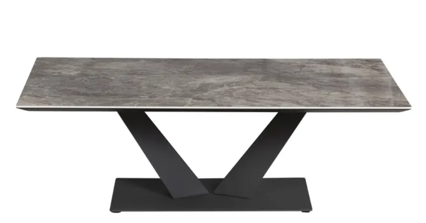 Table basse rectangulaire c�ramique/ anthracite noir 350 Le Raincy (93)