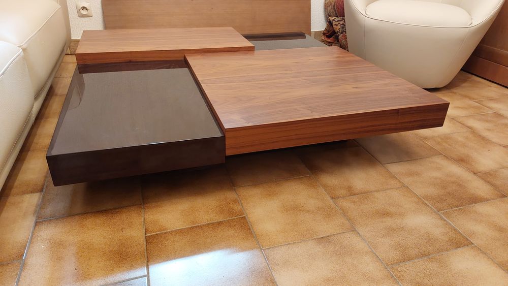 table basse roche bobois noyer neuve 850 euros 850 Lattes (34)