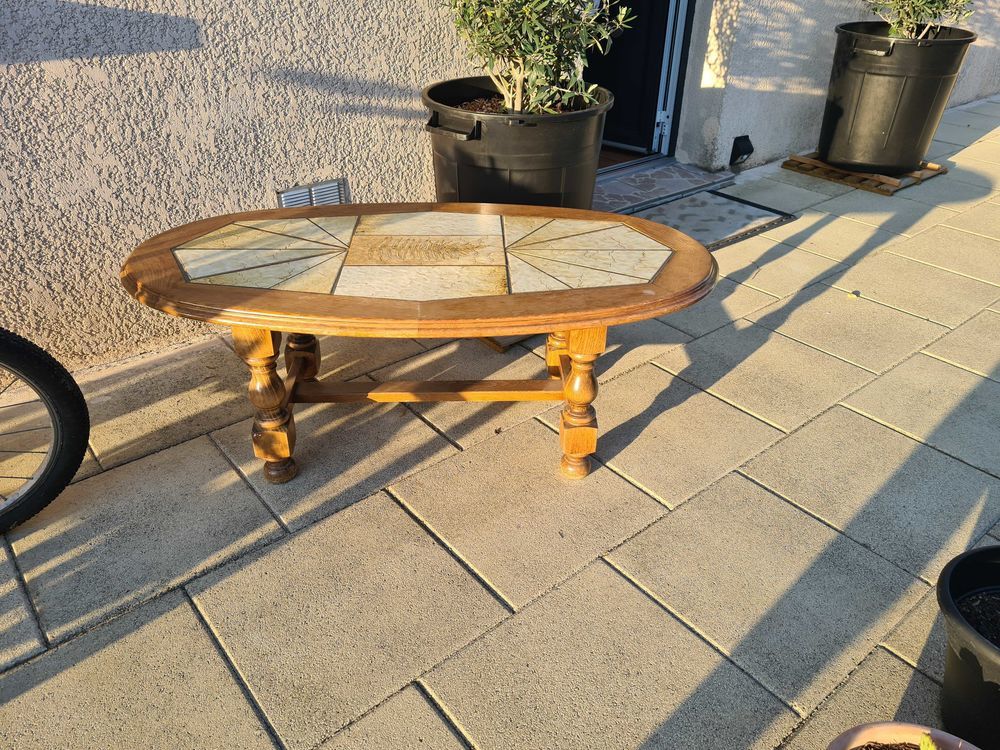table basse rustique 40 Hermeray (78)
