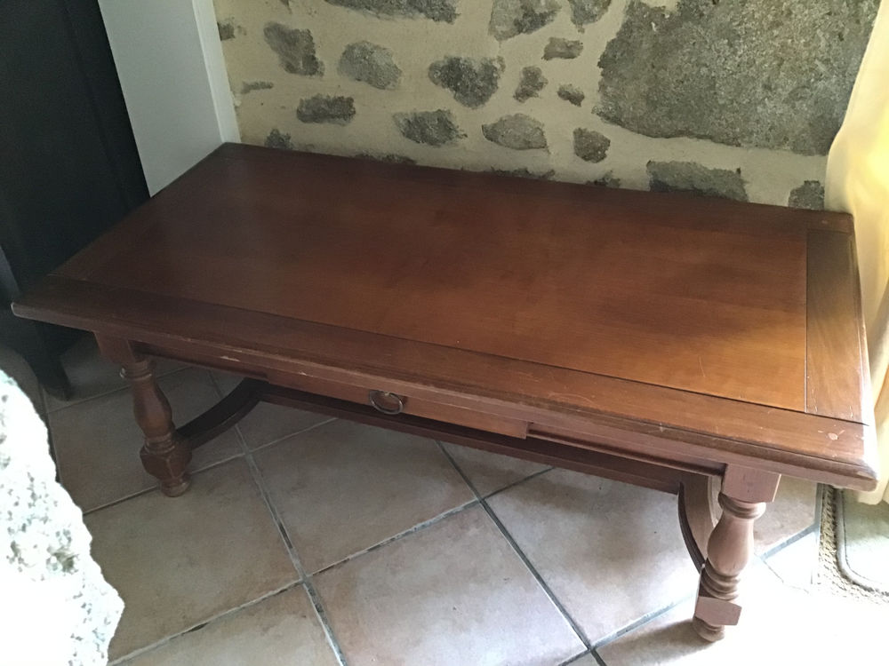 Table basse de salon en merisier 70 Saint-Chabrais (23)