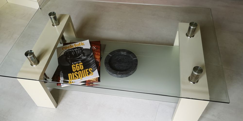 Table basse de salon en verre 25 Izon (33)