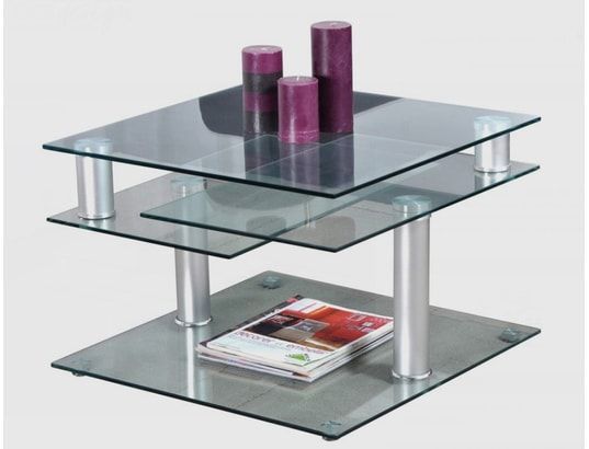 Table basse de salon en verre tremp� 50 Thionville (57)