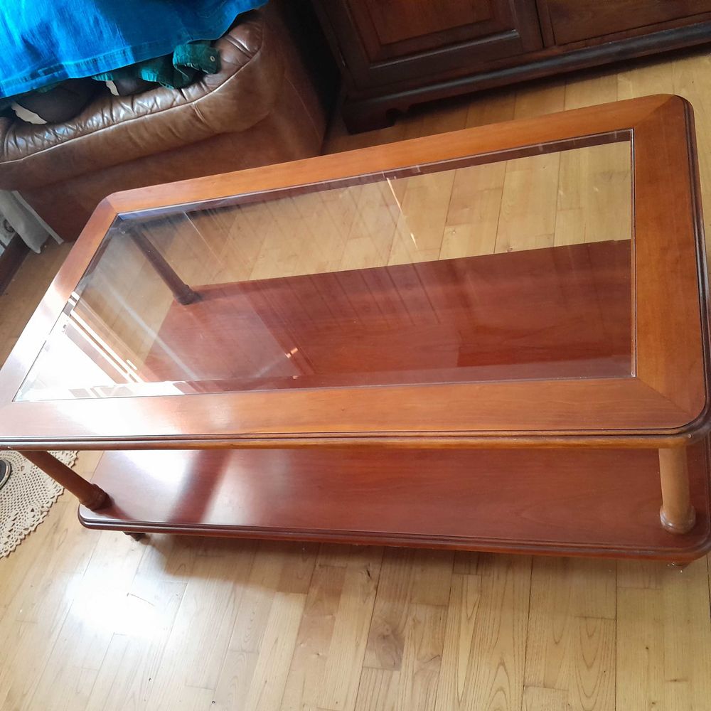 table basse de salon en merisier 70 Lyon 8 (69)