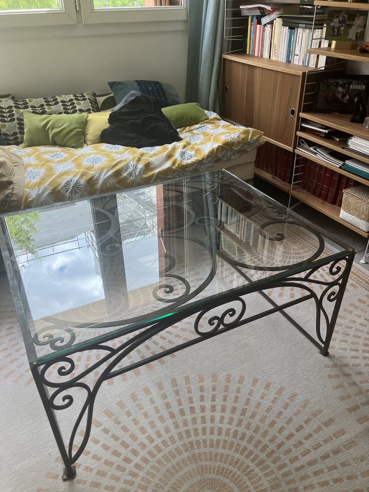 table basse de salon fer forg� 
40 Paris 11 (75)