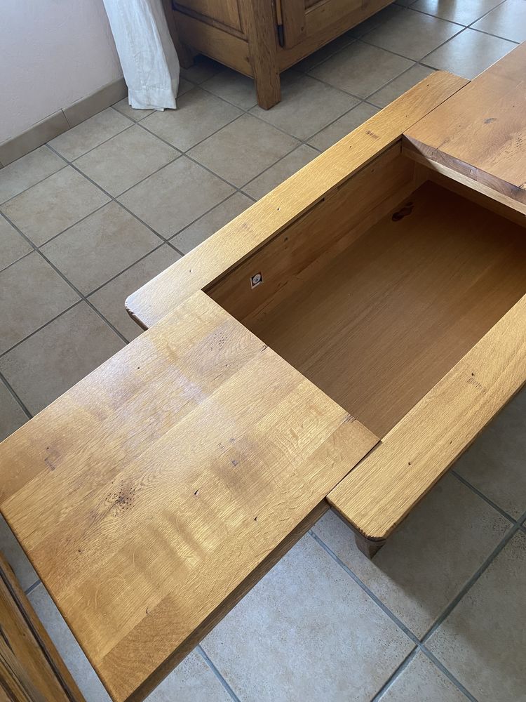 TABLE BASSE DE SALON EN VERITABLE CHENE MASSIF 259 Hendaye (64)