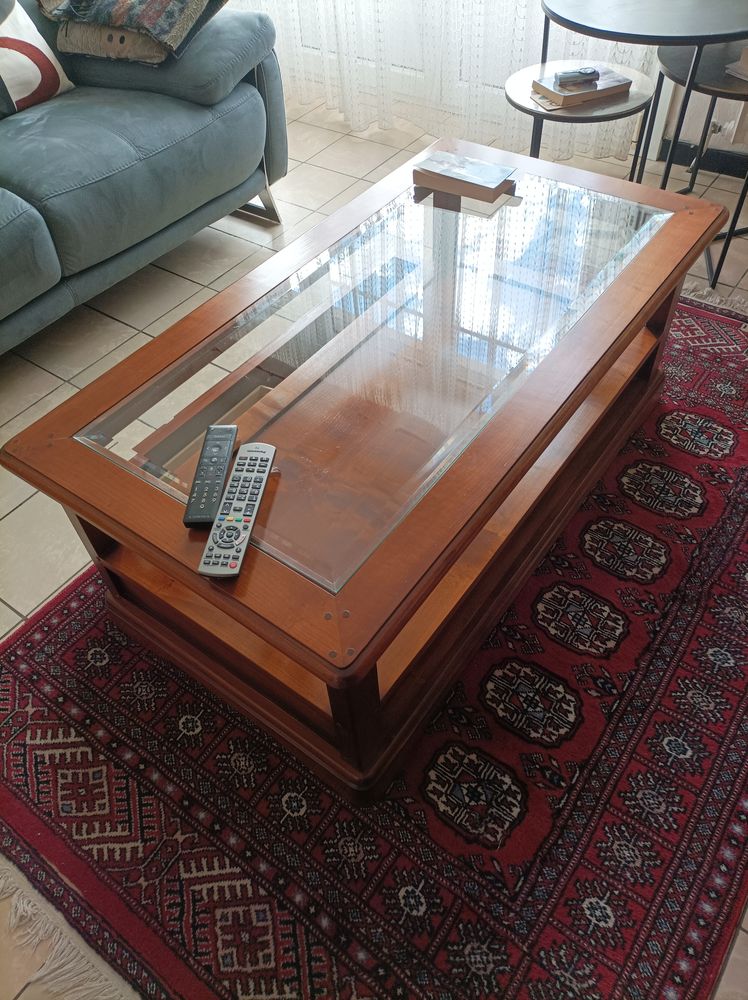 Table basse de salon en merisier, fabrication artisanale. 0 Tarnos (40)