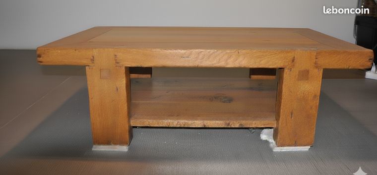 Table basse salon ch�ne Massif 200 Pringy (74)