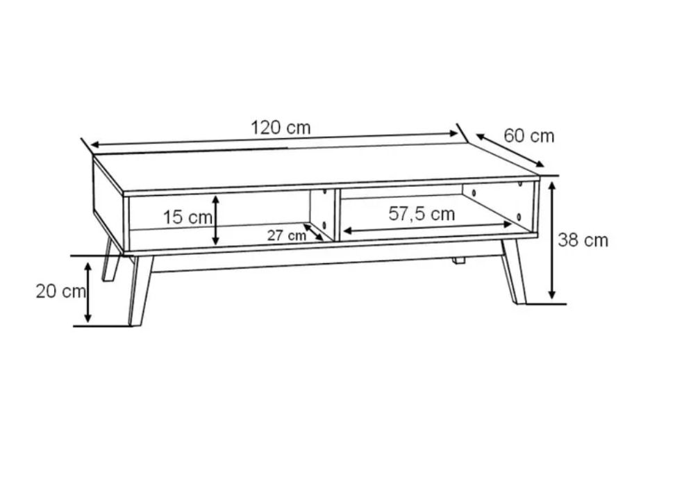 Table basse scandinave - maison du monde 55 Meyzieu (69)