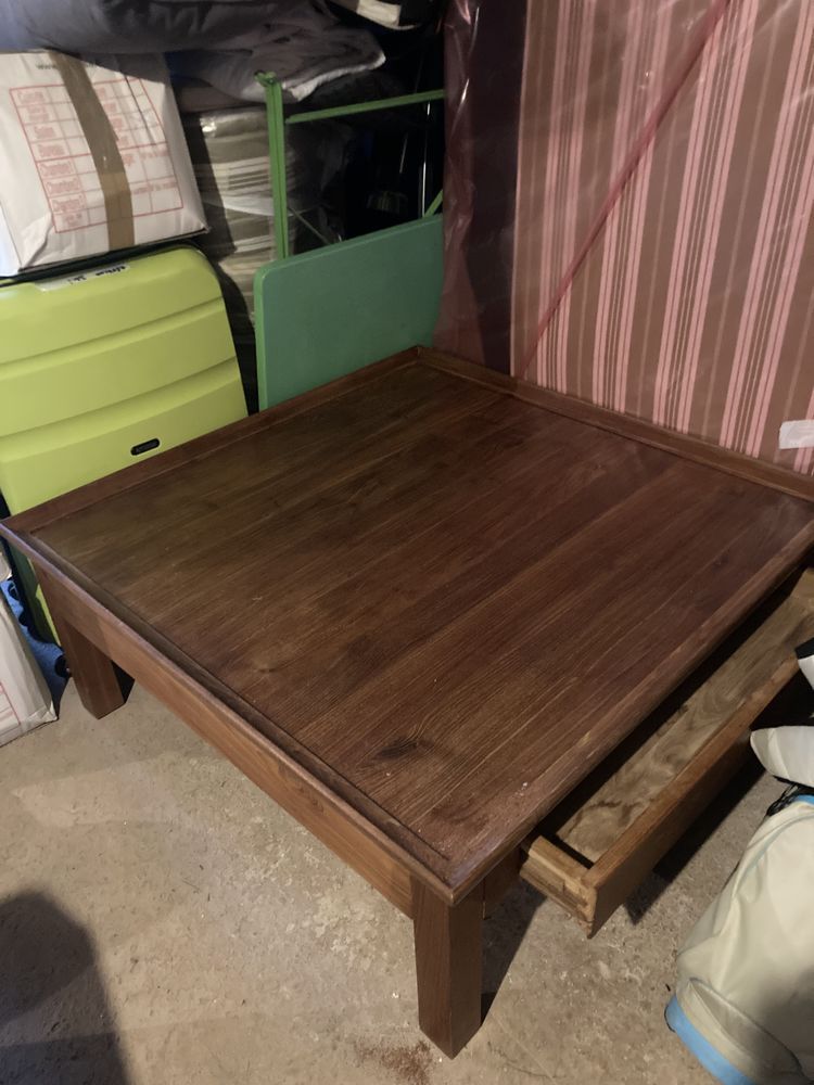 Table basse 2 tiroirs en teck massif. 0 Guidel (56)