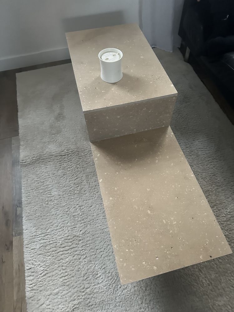 Table basse en travertin 260 Champigny-sur-Marne (94)