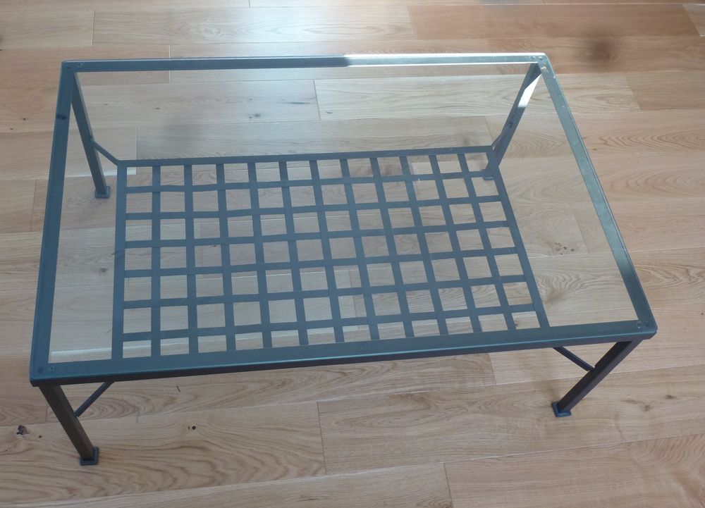 Table basse verre / acier 30 La Mulati�re (69)