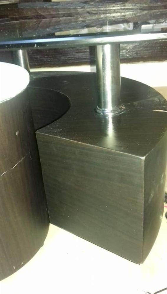 Table basse en verre