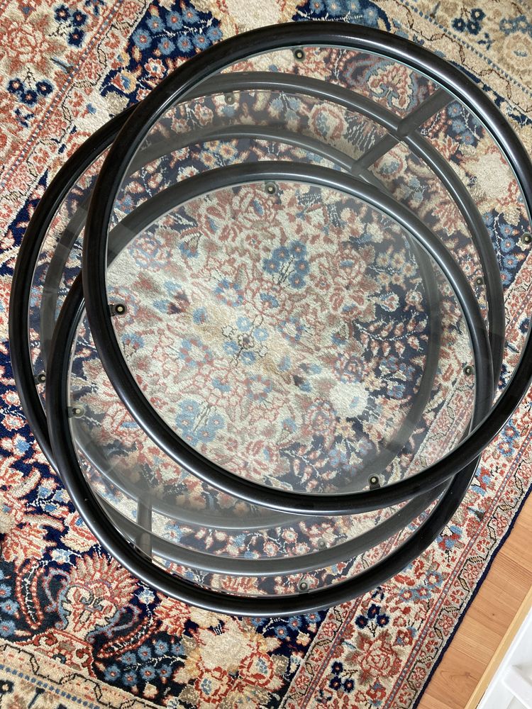 Table basse en verre pivotante 100 Hoenheim (67)