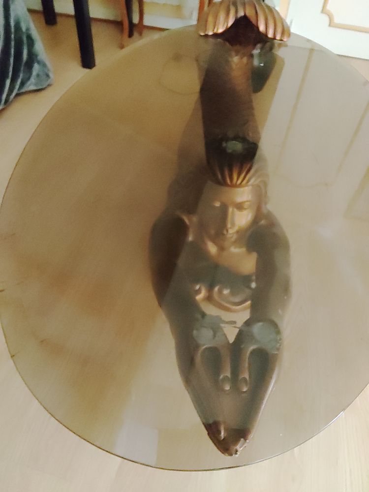 table basse verre ovale bas sirene 0 Terrenoire (42)