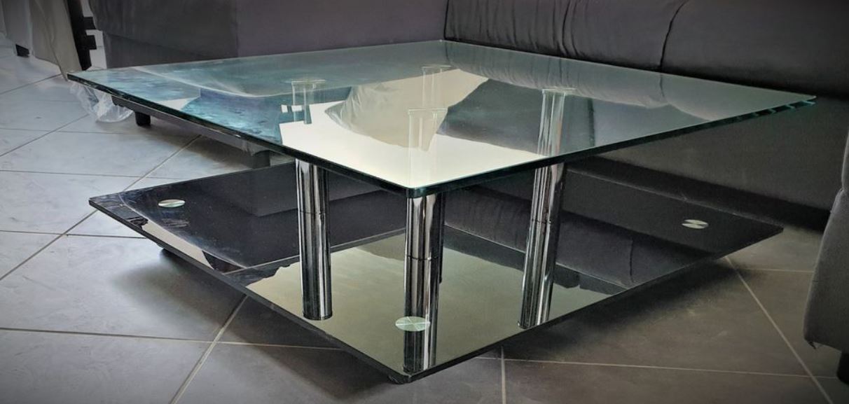 Table basse en verre tremp� 100 Chauconin-Neufmontiers (77)